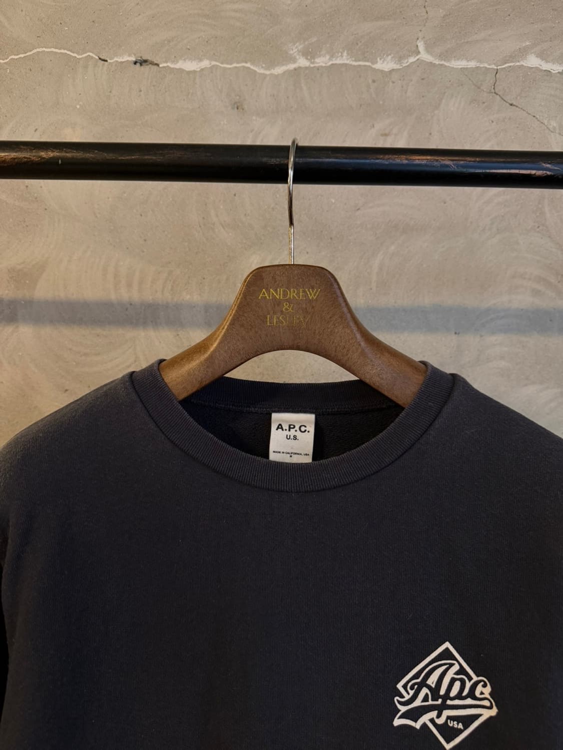 아페쎄 USA 메이드 맨투맨 100 상품이미지3