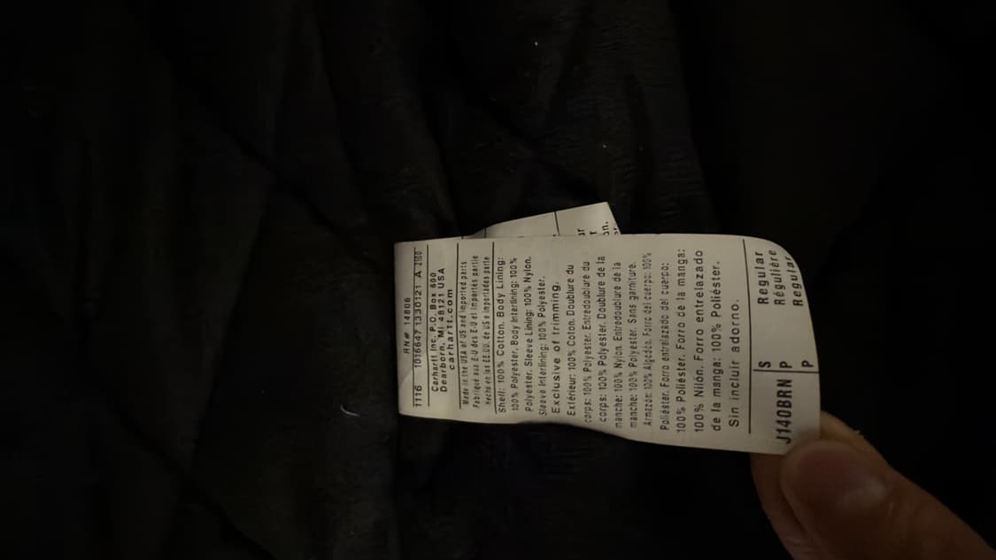 칼하트 덕 액티브 자켓 브라운 S 팝니다 상품이미지6