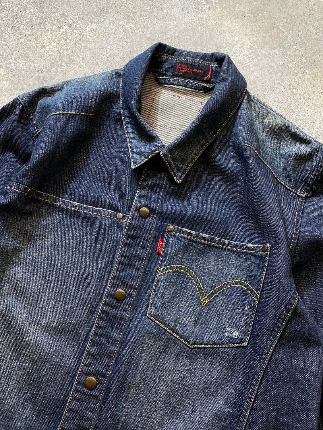[XL] 00s Levi's 리바이스 엔지니어드 데님자켓 상품이미지3