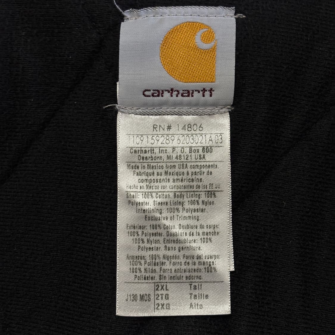 빈티지 칼하트 J130 액티브 자켓 mos 상품이미지4