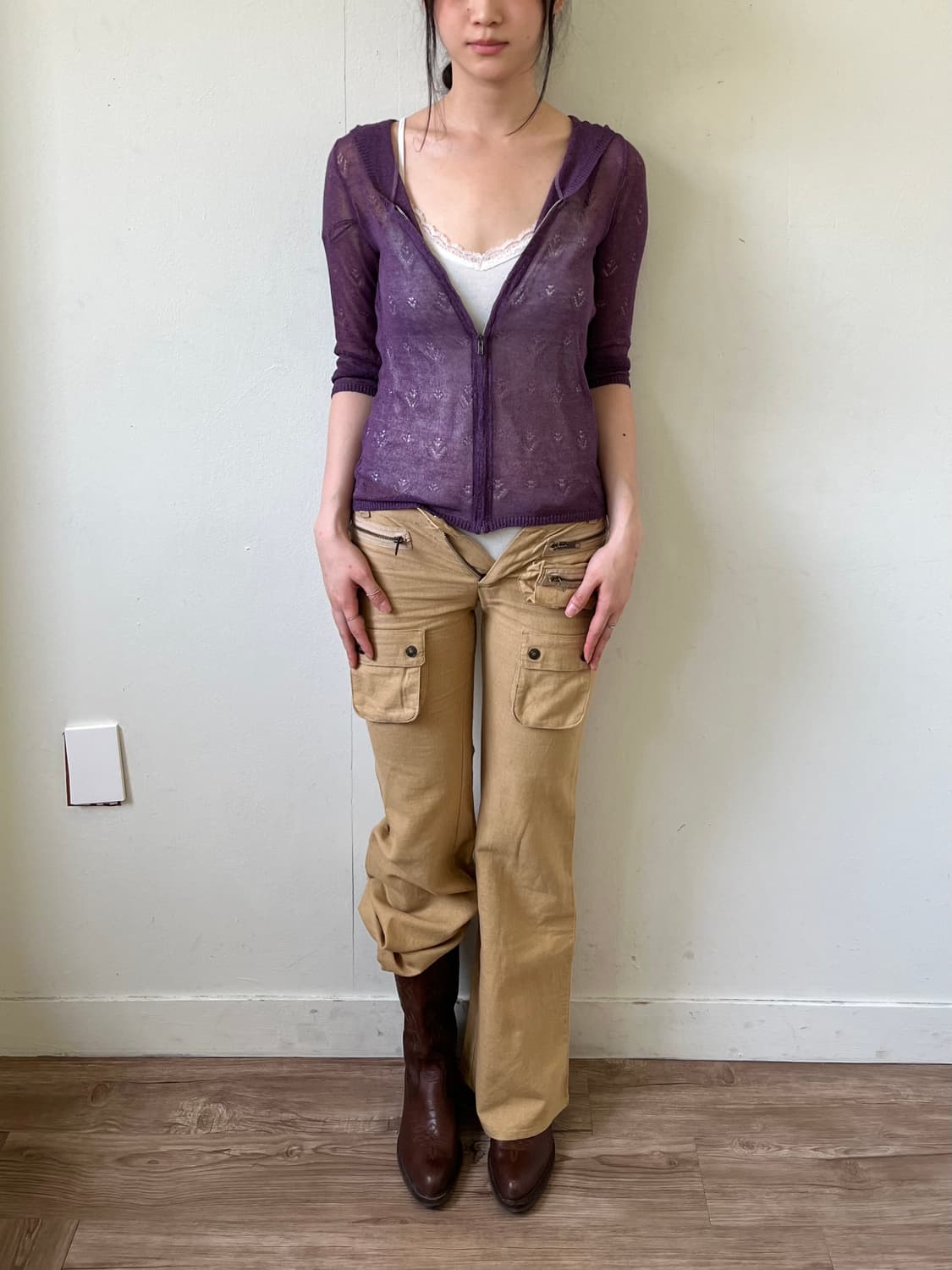 LAISSE PASSE 실루엣 후드집업 상품이미지8