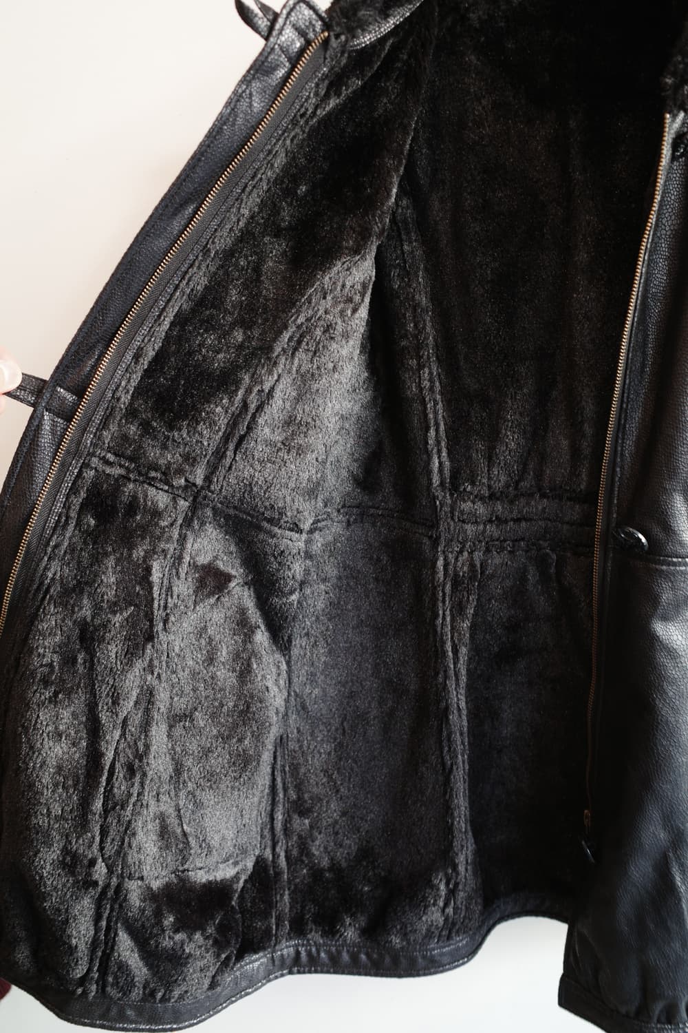 Japan brand 뱀피 패턴 롱코트  상품이미지5