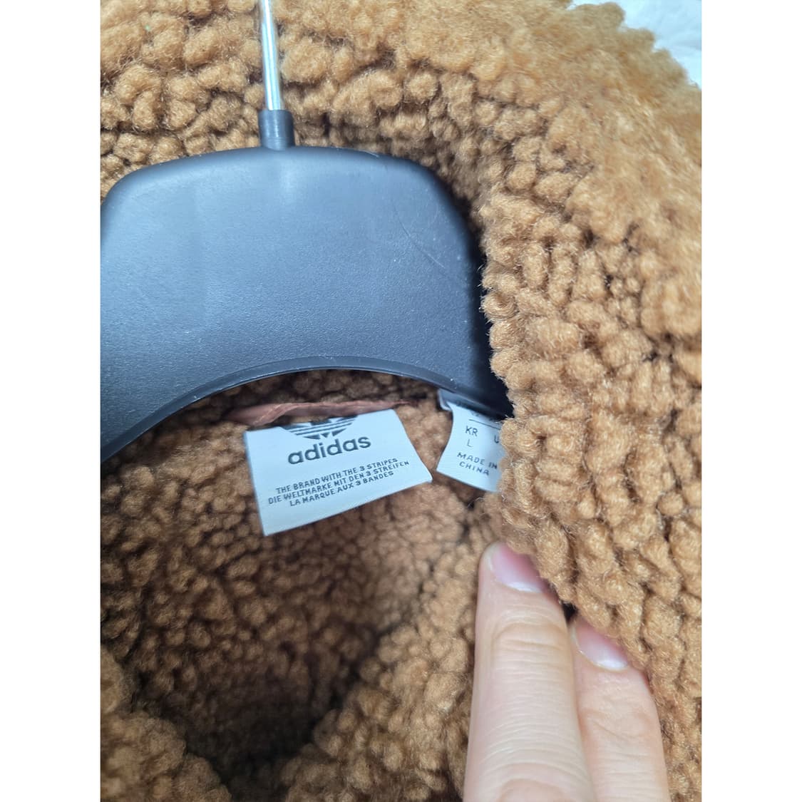 택포) 아디다스 쉐르파 자켓 L 상품이미지2