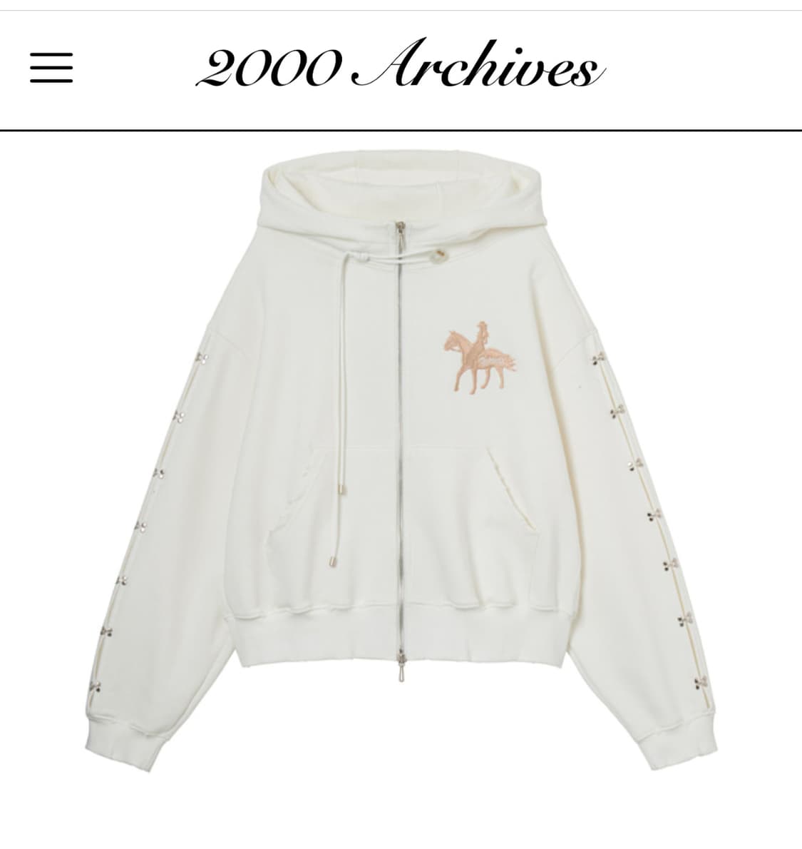 2000아카이브스 후드집업 상품이미지1