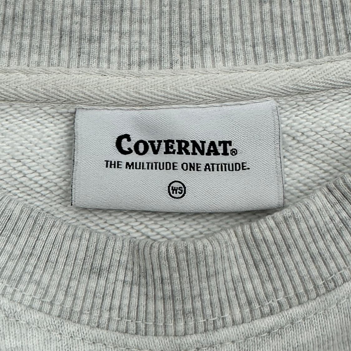 커버낫 크롭 그레이 맨투맨 상품이미지6