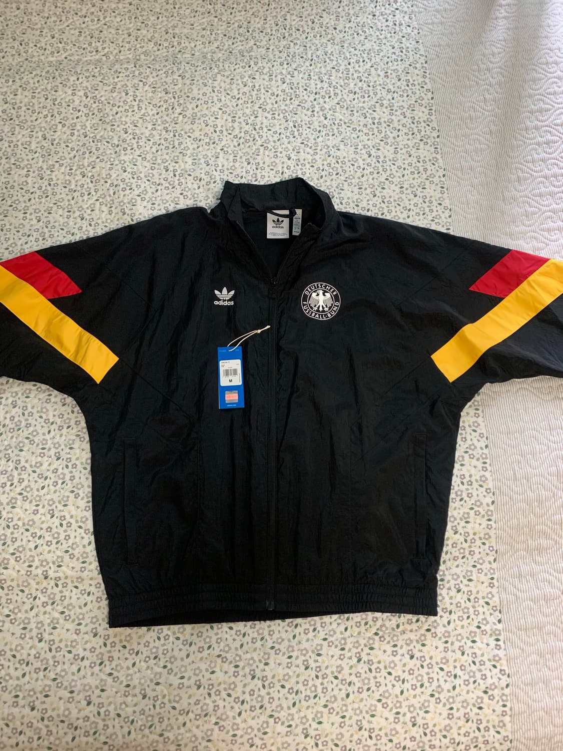 [M] 아디다스 오리지널스 독일 트랙탑 블랙 상품이미지3