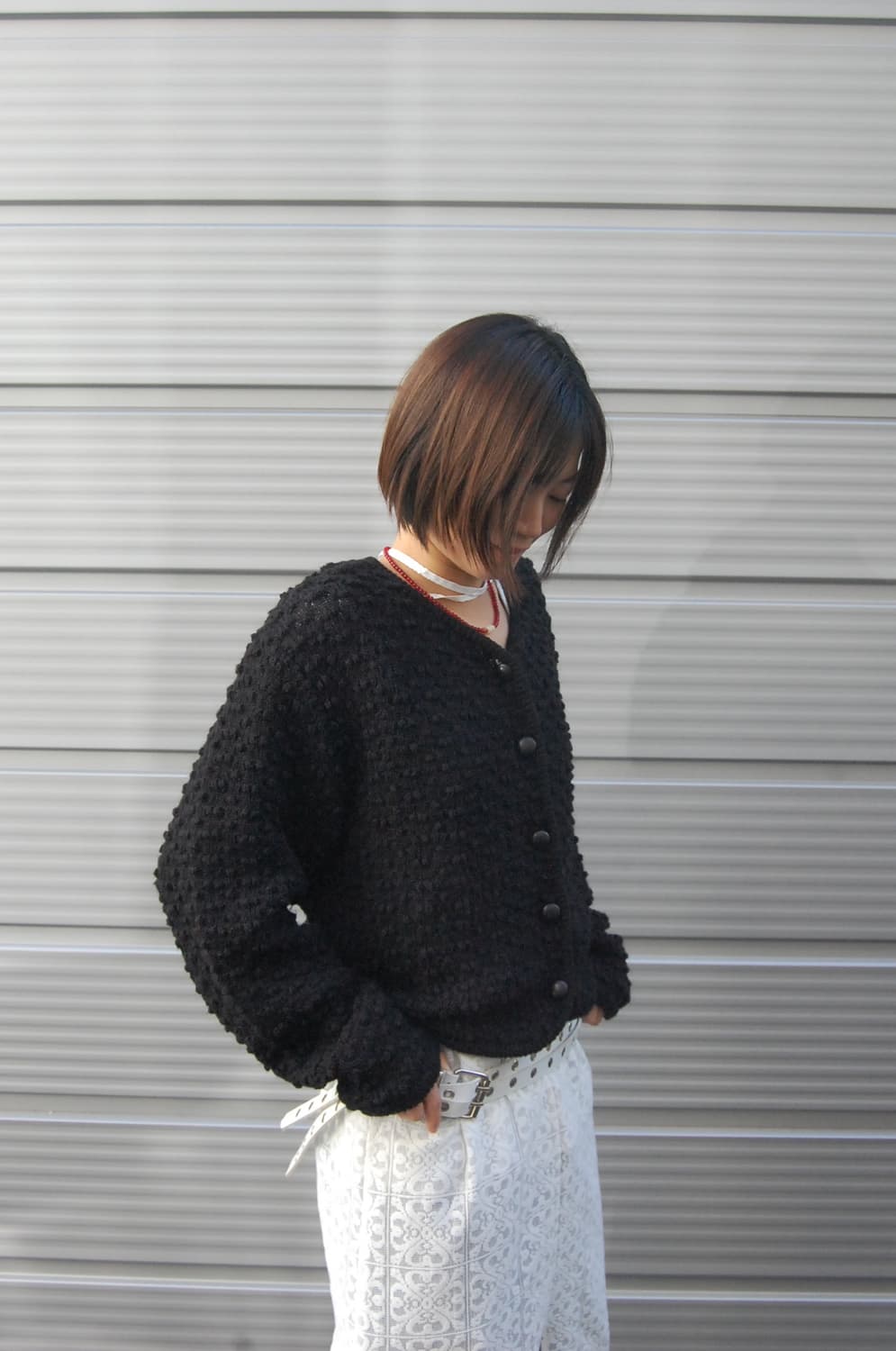 Scoop wool cardigan 상품이미지1