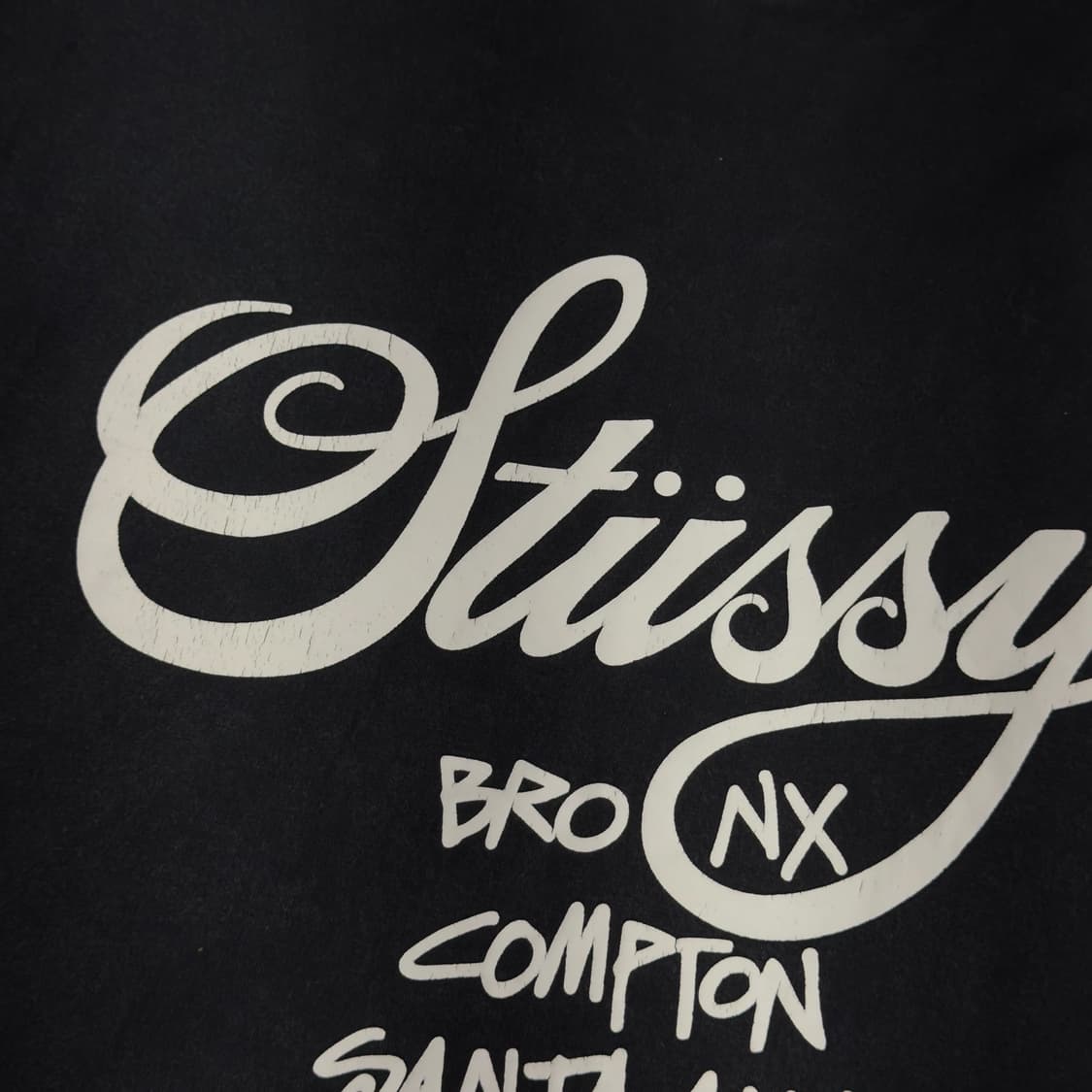 (L) 스투시 월드투어 티셔츠 블랙 상품이미지5