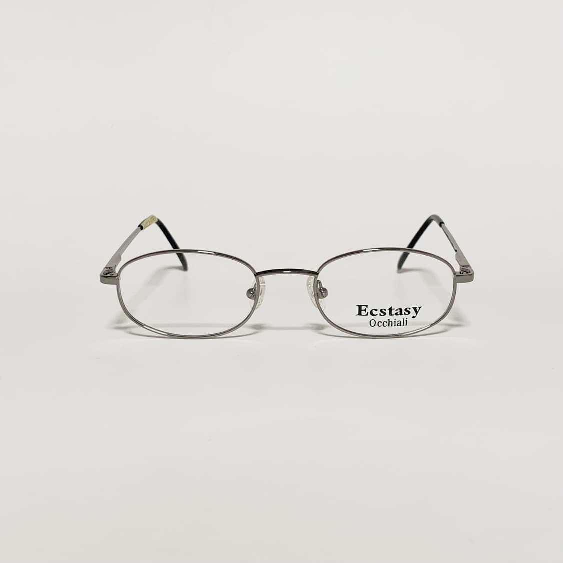 821 데드스탁 실버 오벌 스프링힌지 소형사이즈 작은얼굴 픽키 빈티지안경 상품이미지1