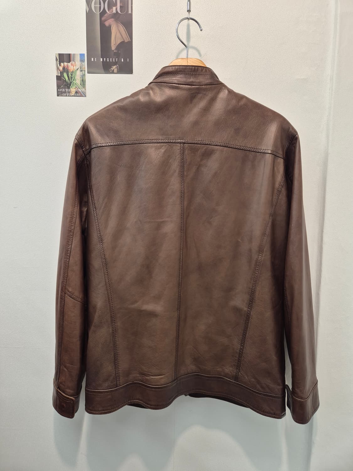 BARBA Napoli 이태리 명품 남성 가죽 자켓  48
갈색 가죽 소 상품이미지5