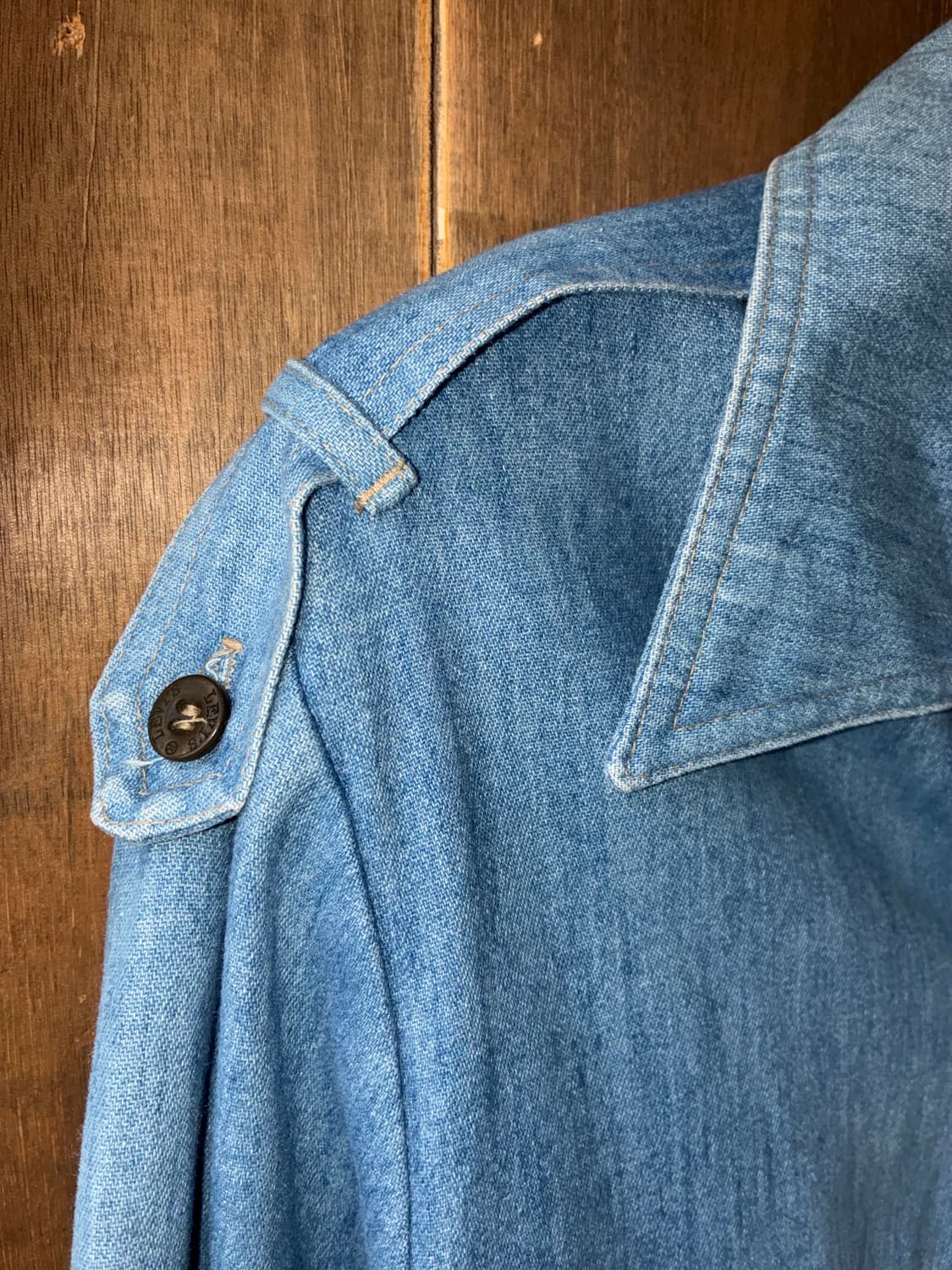 80s Levis Chambray Work Shirt 상품이미지4