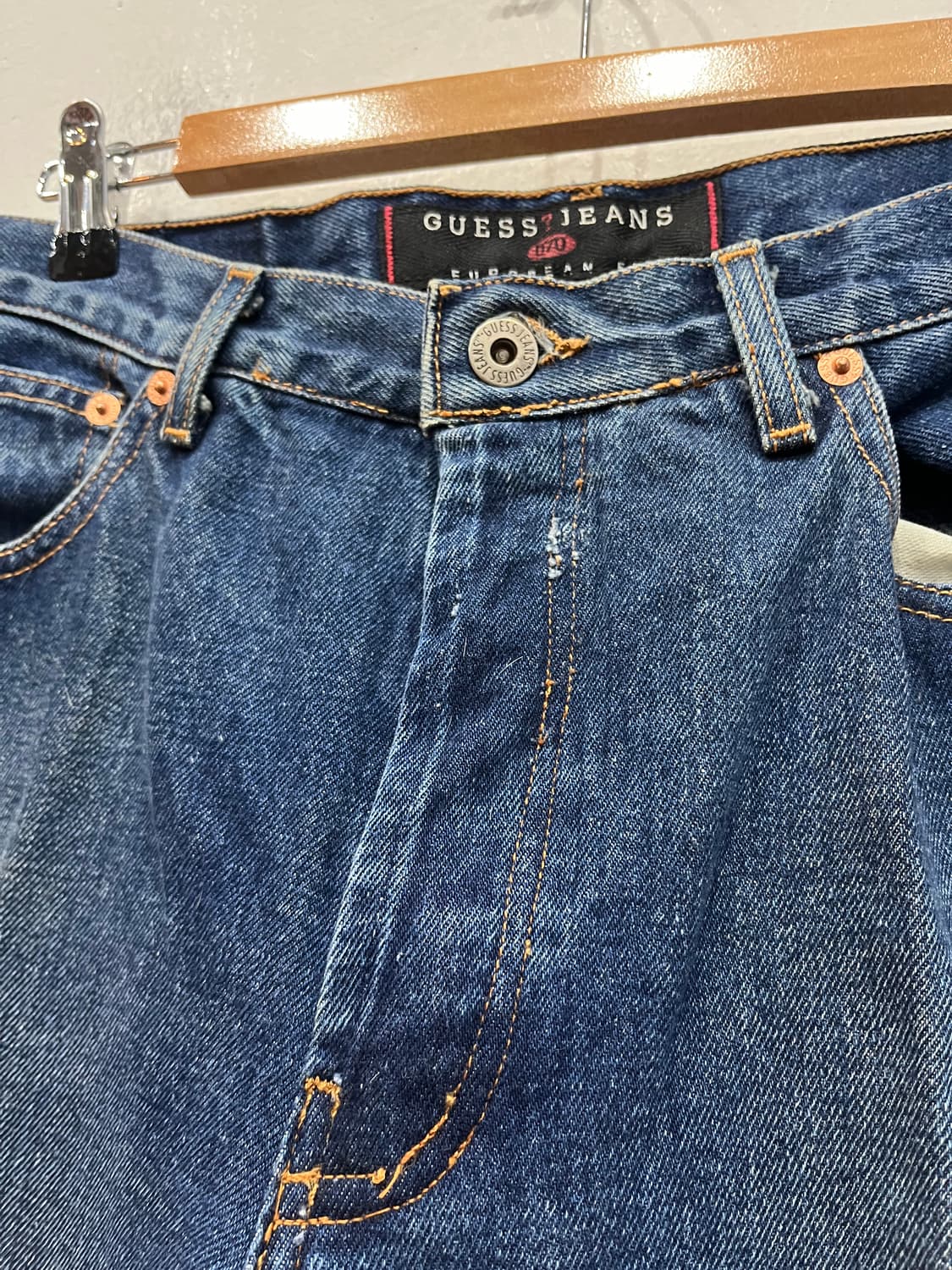 90년대 게스 데님팬츠 Made in USA (31) 상품이미지6