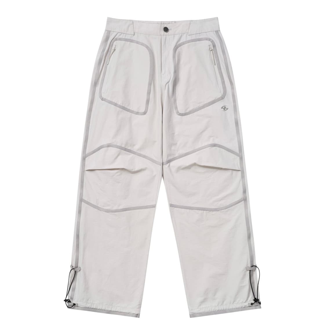 산산기어 웨빙 패치드 팬츠 아이보리 상품이미지1