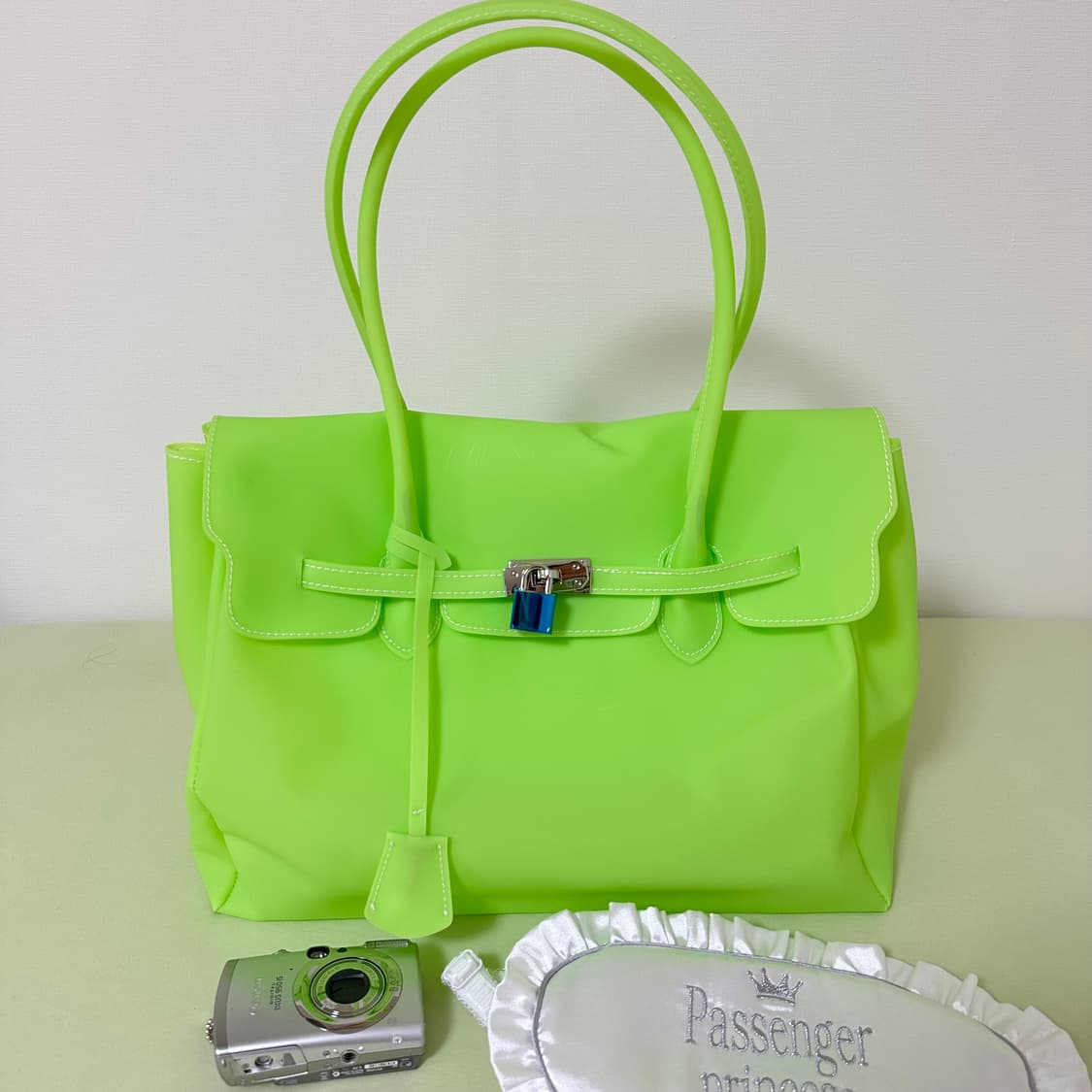 바로배송💚키키 젤리버킨백 그린💚 상품이미지1