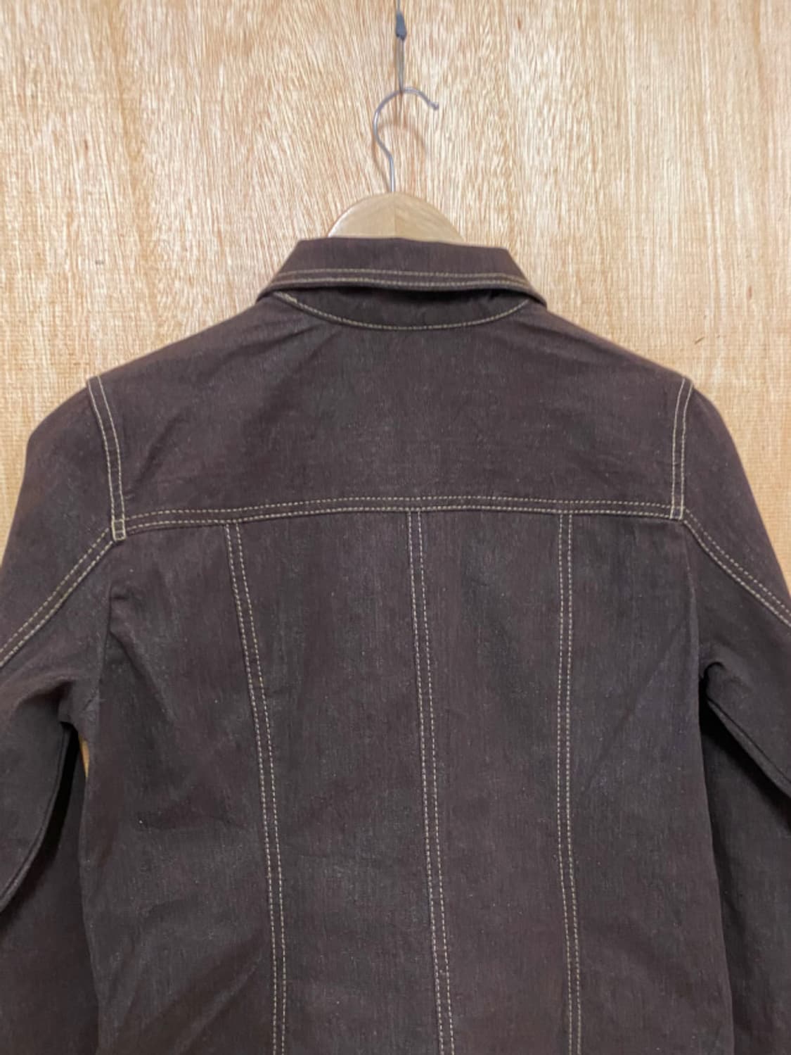 VTG leather denim jacket 빈티지 레더 데님 자켓 상품이미지6