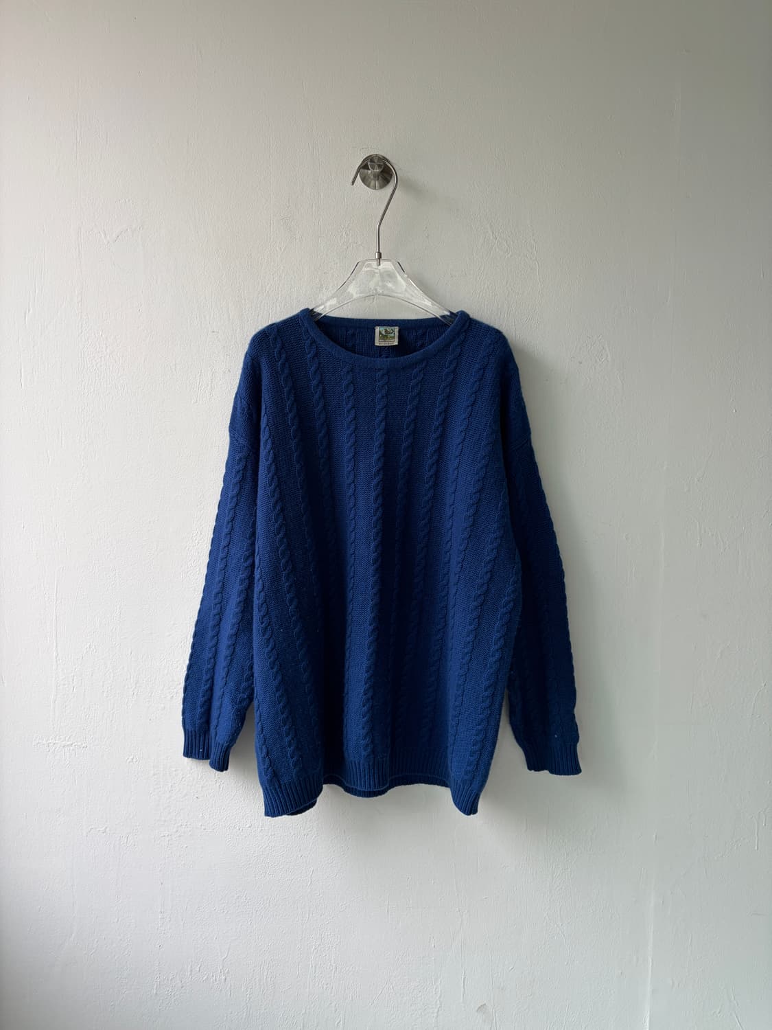 이태리 캐시미어 케이블 스웨터 상품이미지1