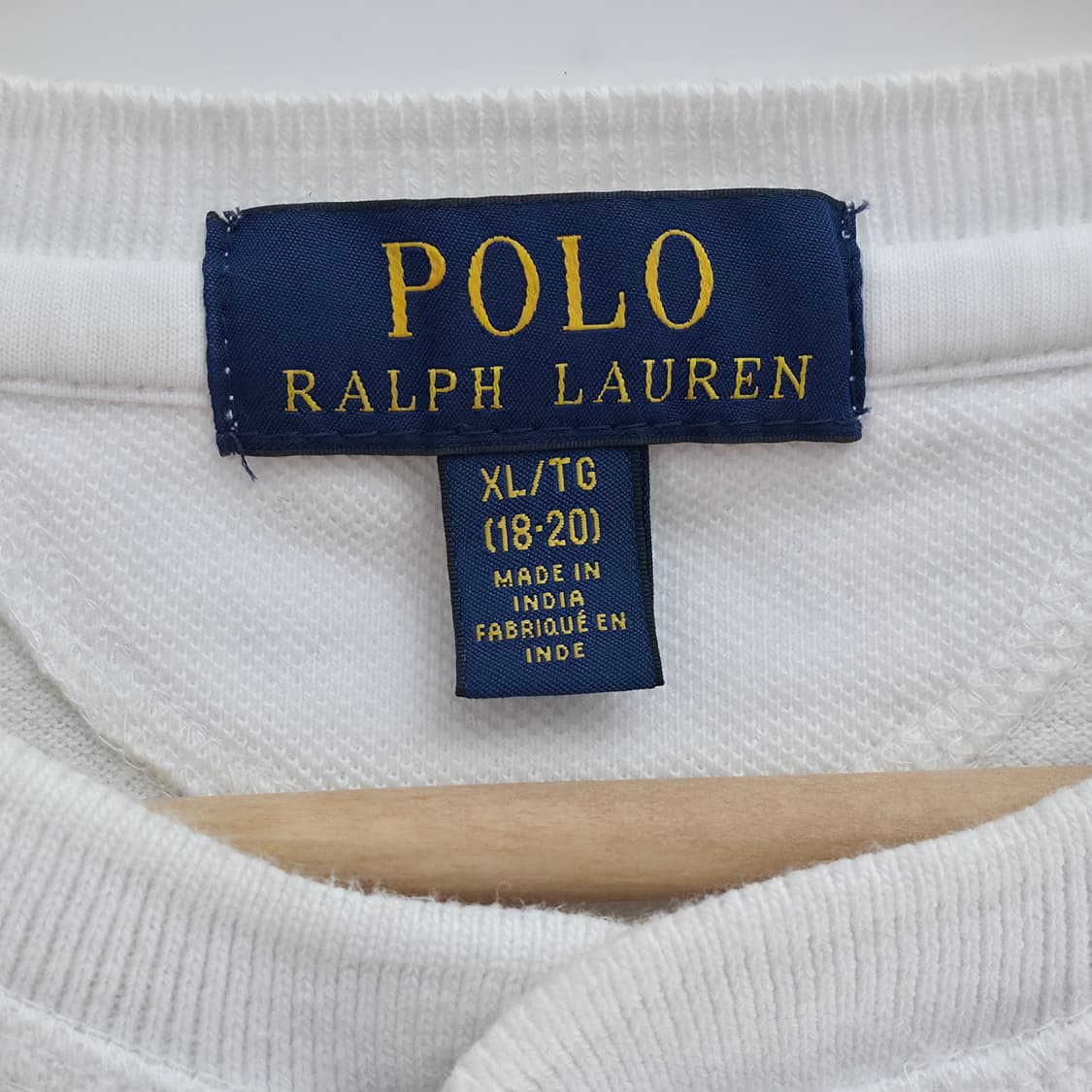 [M] 폴로 랄프로렌 헨리넥 반팔티 화이트 상품이미지5