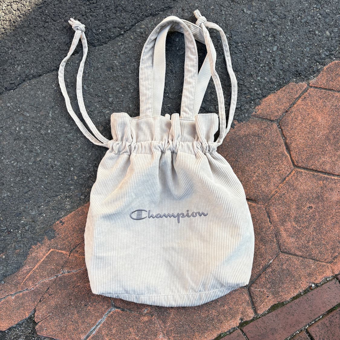 Champion 챔피온 코듀로이 토트백 가방 상품이미지3