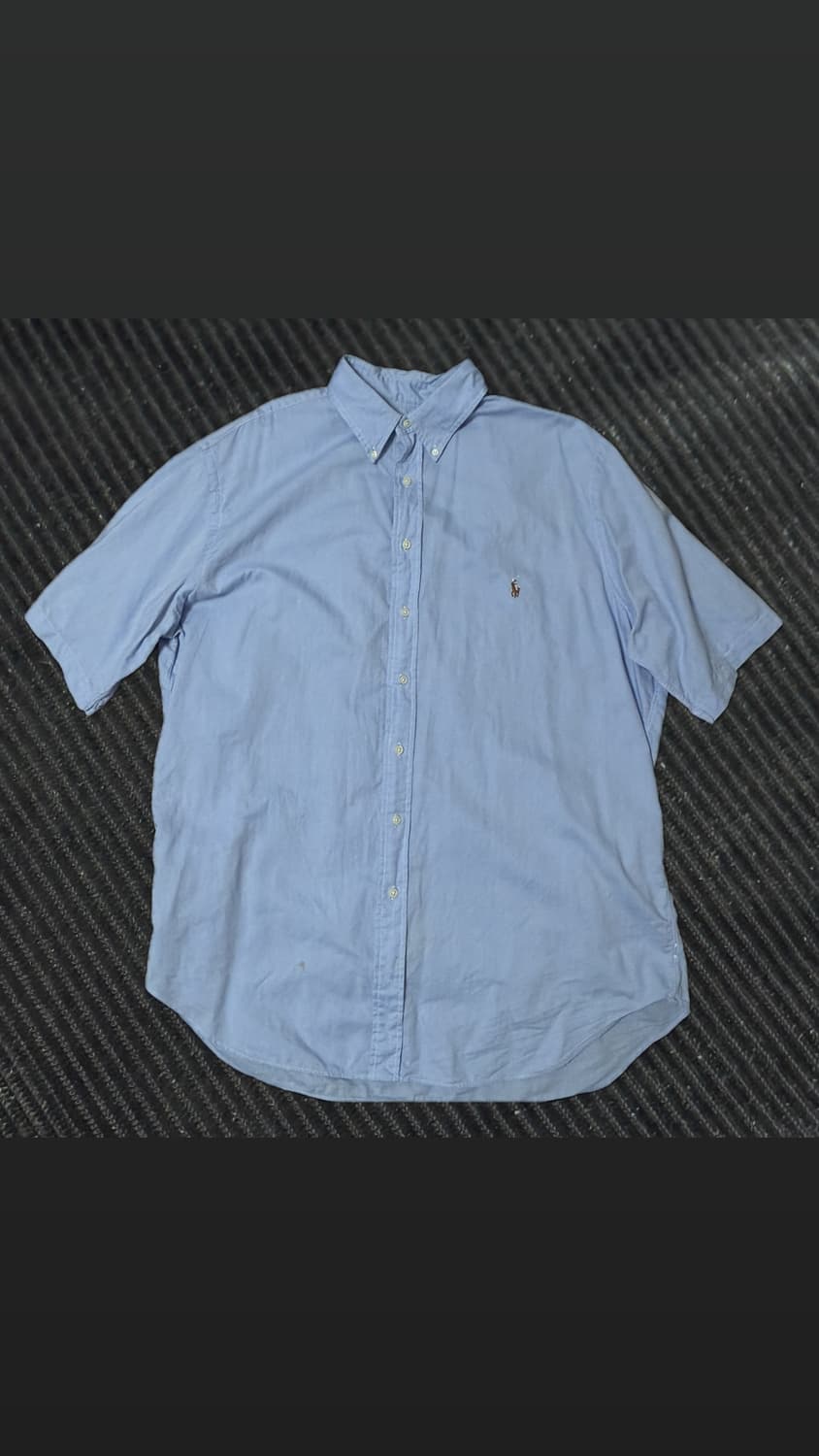 폴로 랄프로렌 샴브레이 옥스포드 반팔셔츠 상품이미지2