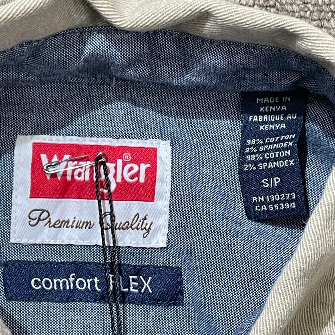 (S) Wrangler 랭글러 코튼 워크 셔츠 상품이미지6