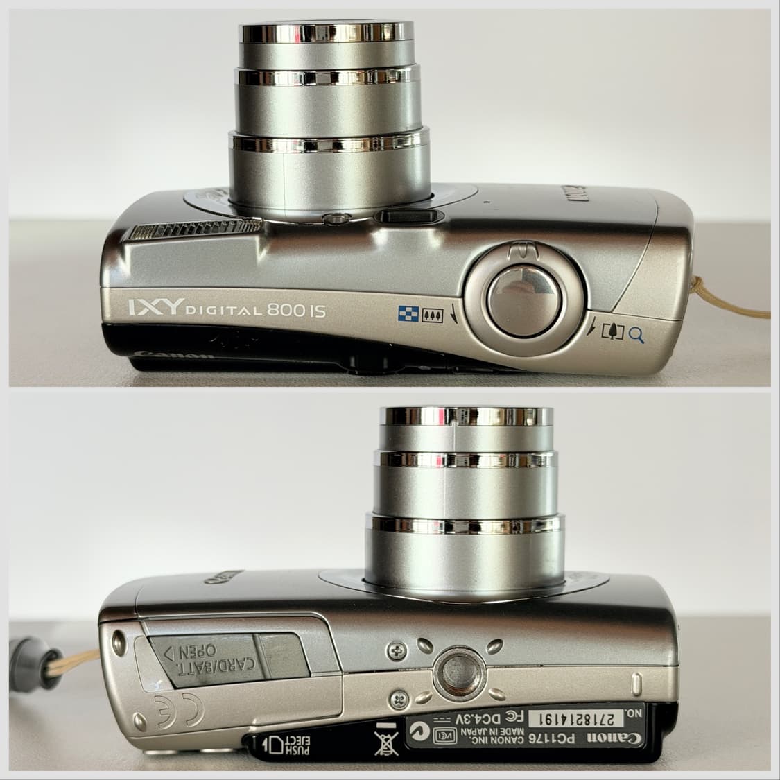 ✨BTS뷔/박보영 픽✨캐논 IXY800 익시800 클래식 실버 디카 상품이미지8