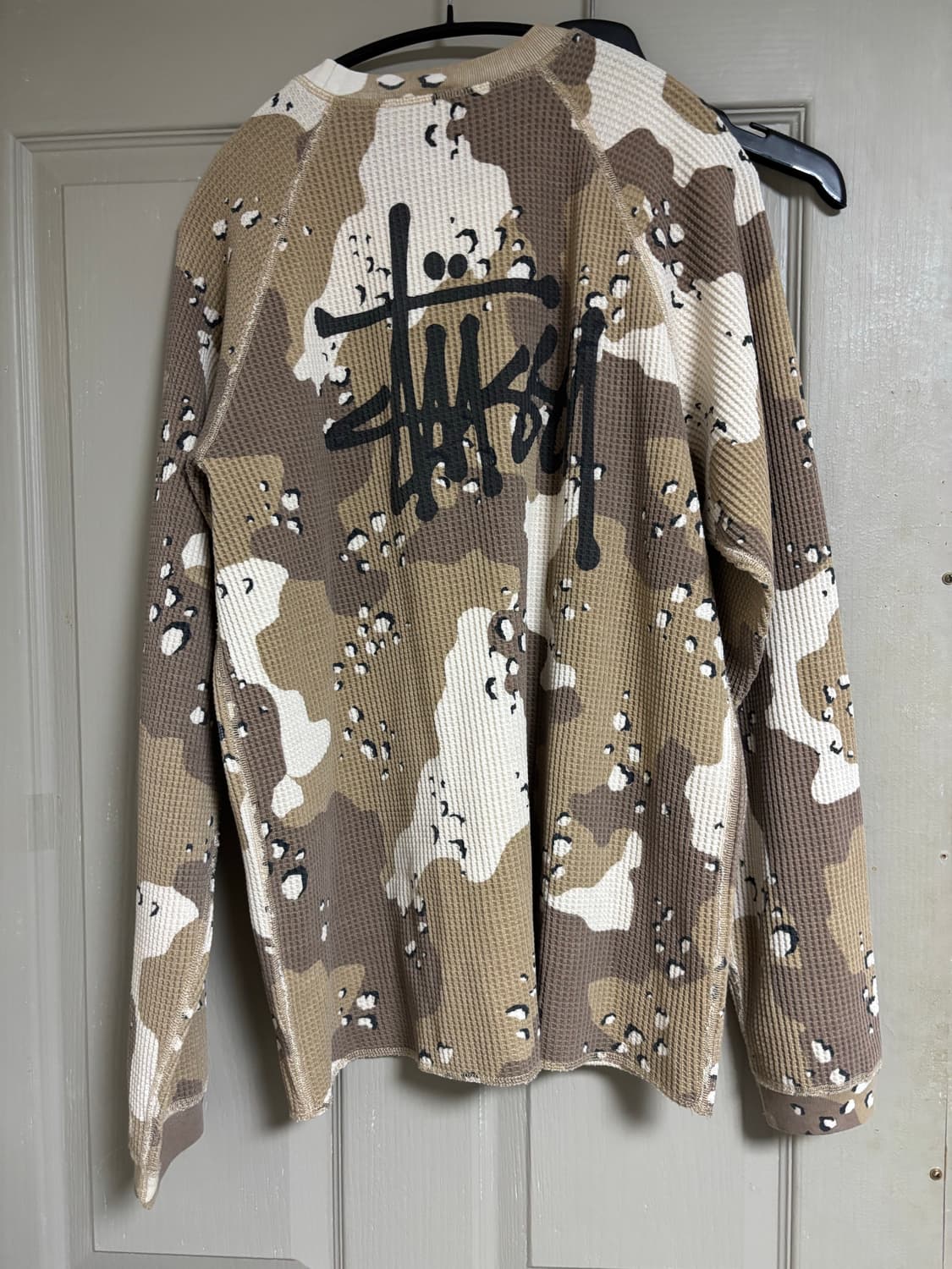 L 스투시 래글런 써멀 롱슬리브 크루 데저트 카모 상품이미지1