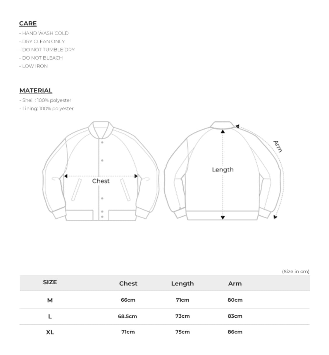위캔더스 W SATIN JK (S.BLUE) 스카이블루 자켓 L 상품이미지6
