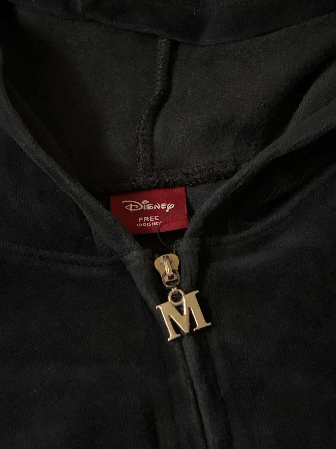 disney 미키마우스 금장 스팽클 갸루 벨벳집업  상품이미지2