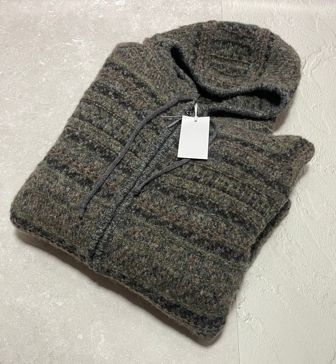 [L] 로아하이킹 fair isle felted 니트 집업 상품이미지2