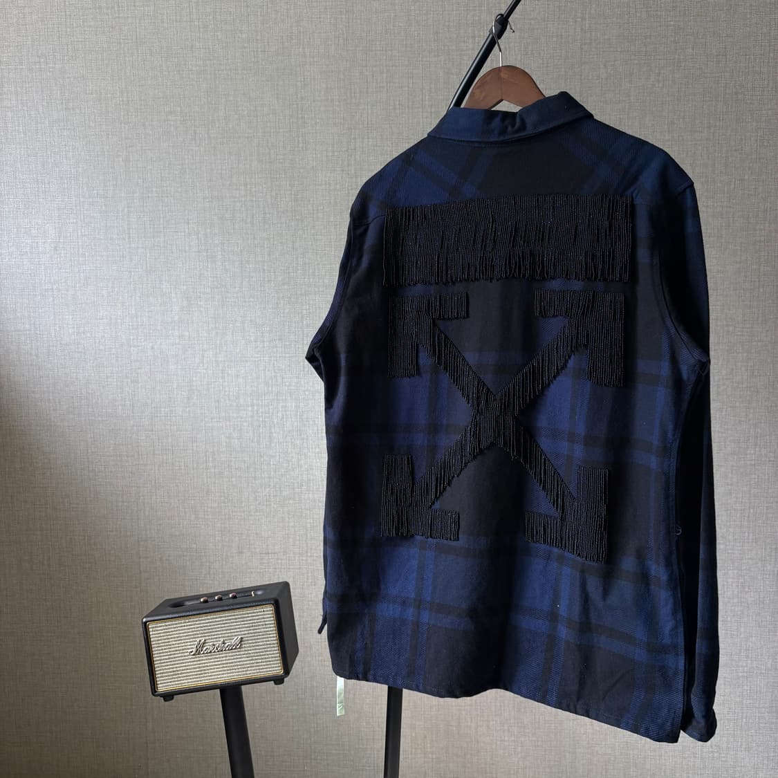 Off White 오프 화이트 19SS 체크 패턴 셔츠 자켓 상품이미지5