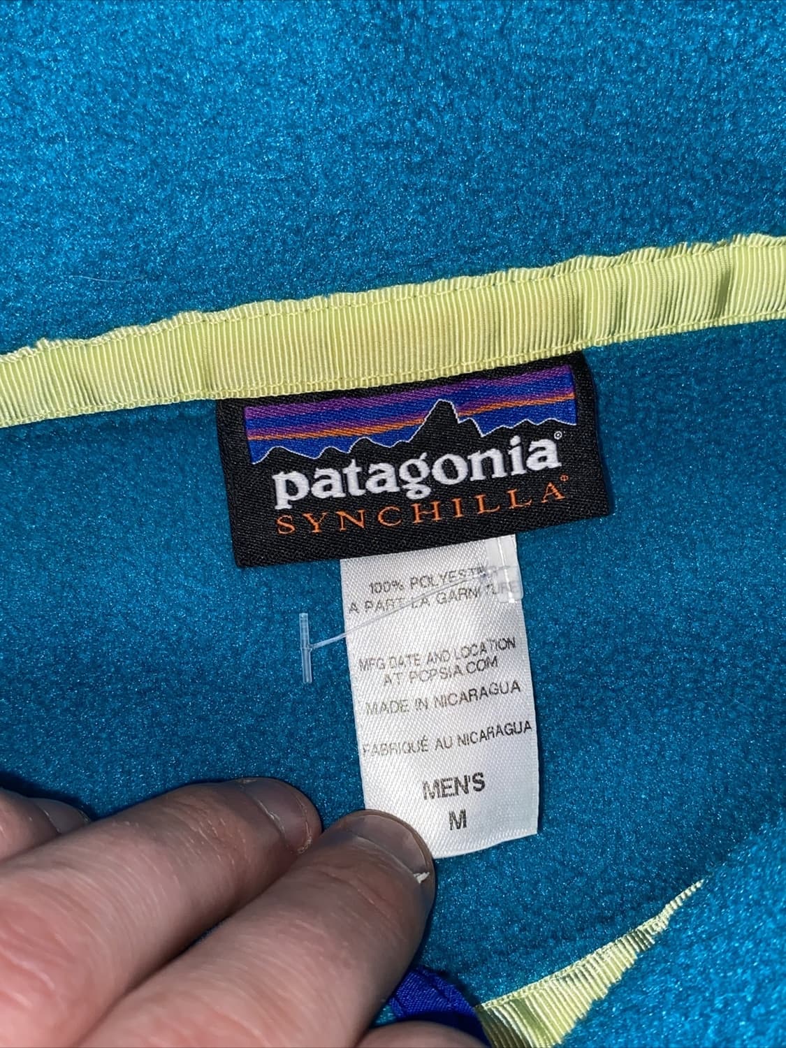 00s 파타고니아 신칠라 스냅-T 블루/라이트블루 상품이미지3