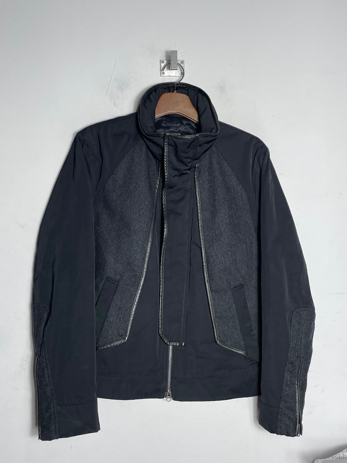 (SOLID HOMME) 솔리드 옴므 배색 블루종 자켓 상품이미지1