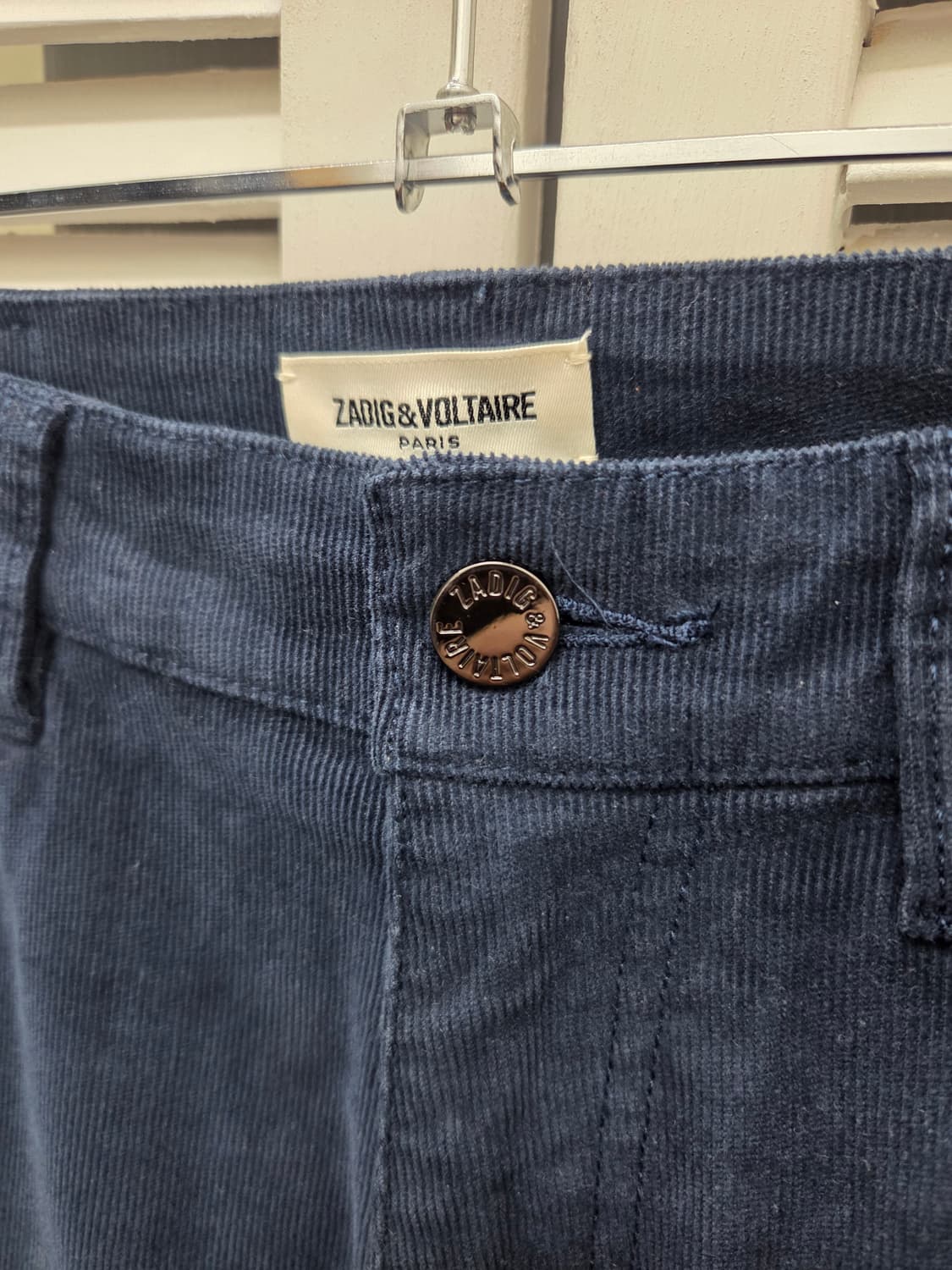 자딕앤볼테르 코듀로이 네이비 팬츠 상품이미지2