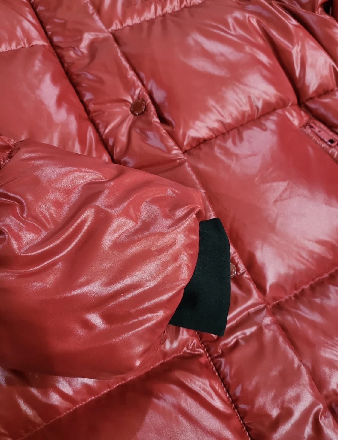 디스커버리 다홍색(Coral) 롱 패딩 상품이미지5