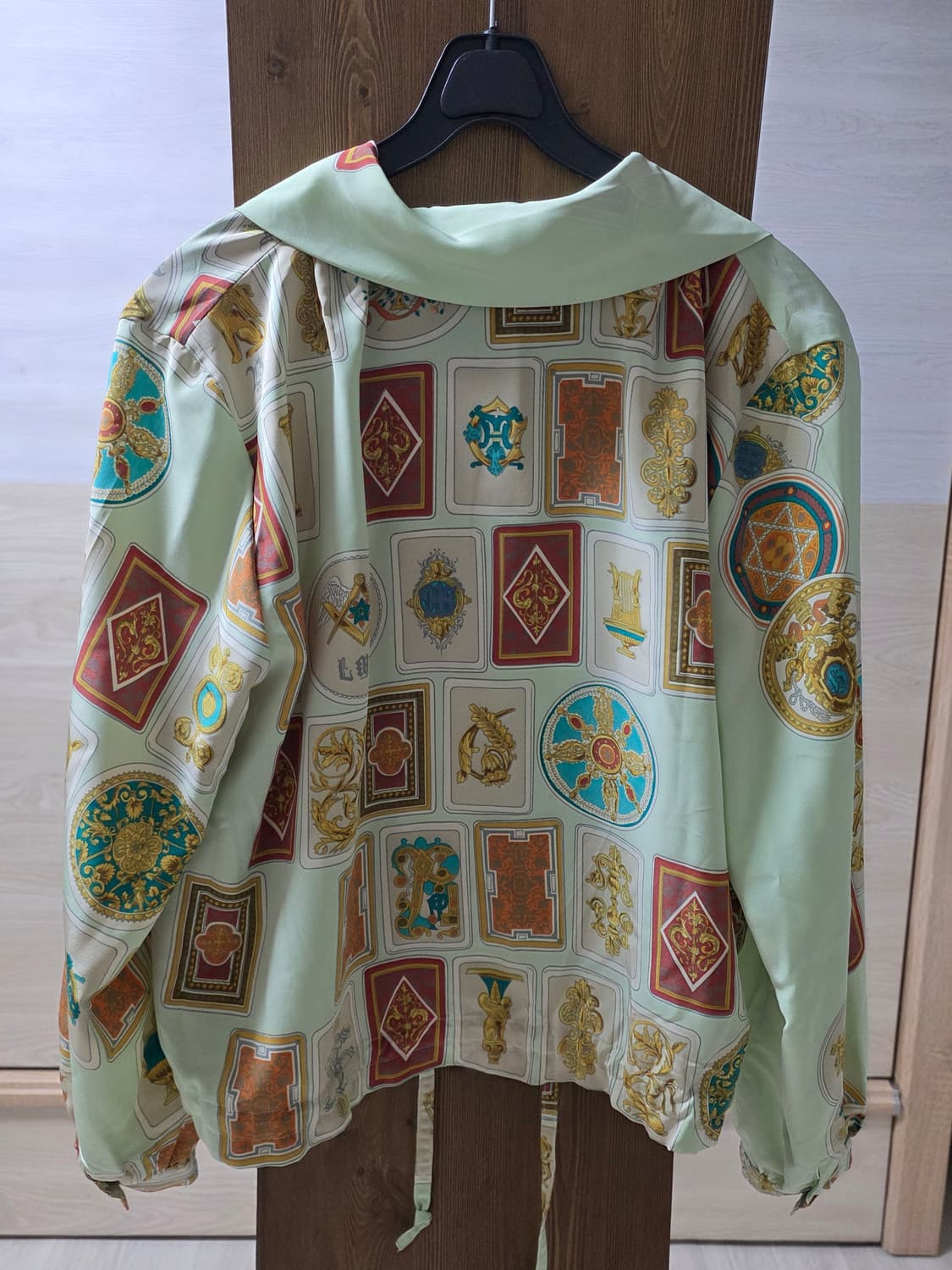 빈티지 패턴 블라우스 상품이미지2