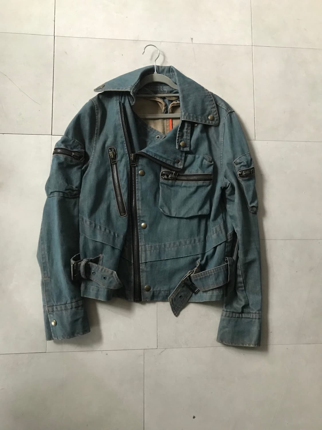 빈티지 포켓 디테일 데님자켓 상품이미지8