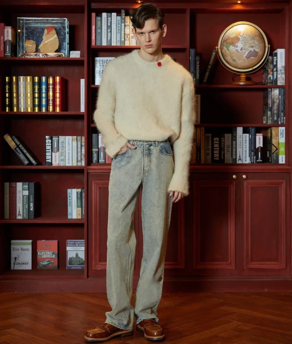 STU 21FW 모헤어 알파카 울 니트 PN5923 상품이미지2