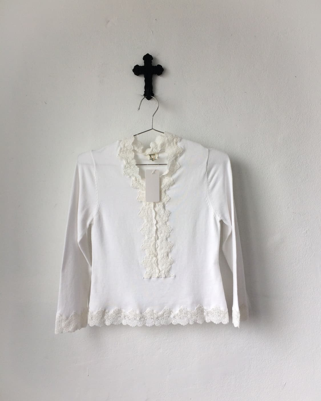 Lace trimming sleeve 상품이미지2