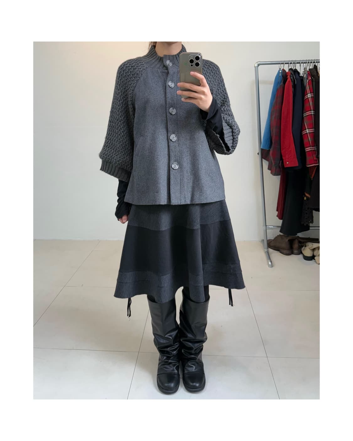 빈티지 7부 슬리브 자켓 상품이미지2