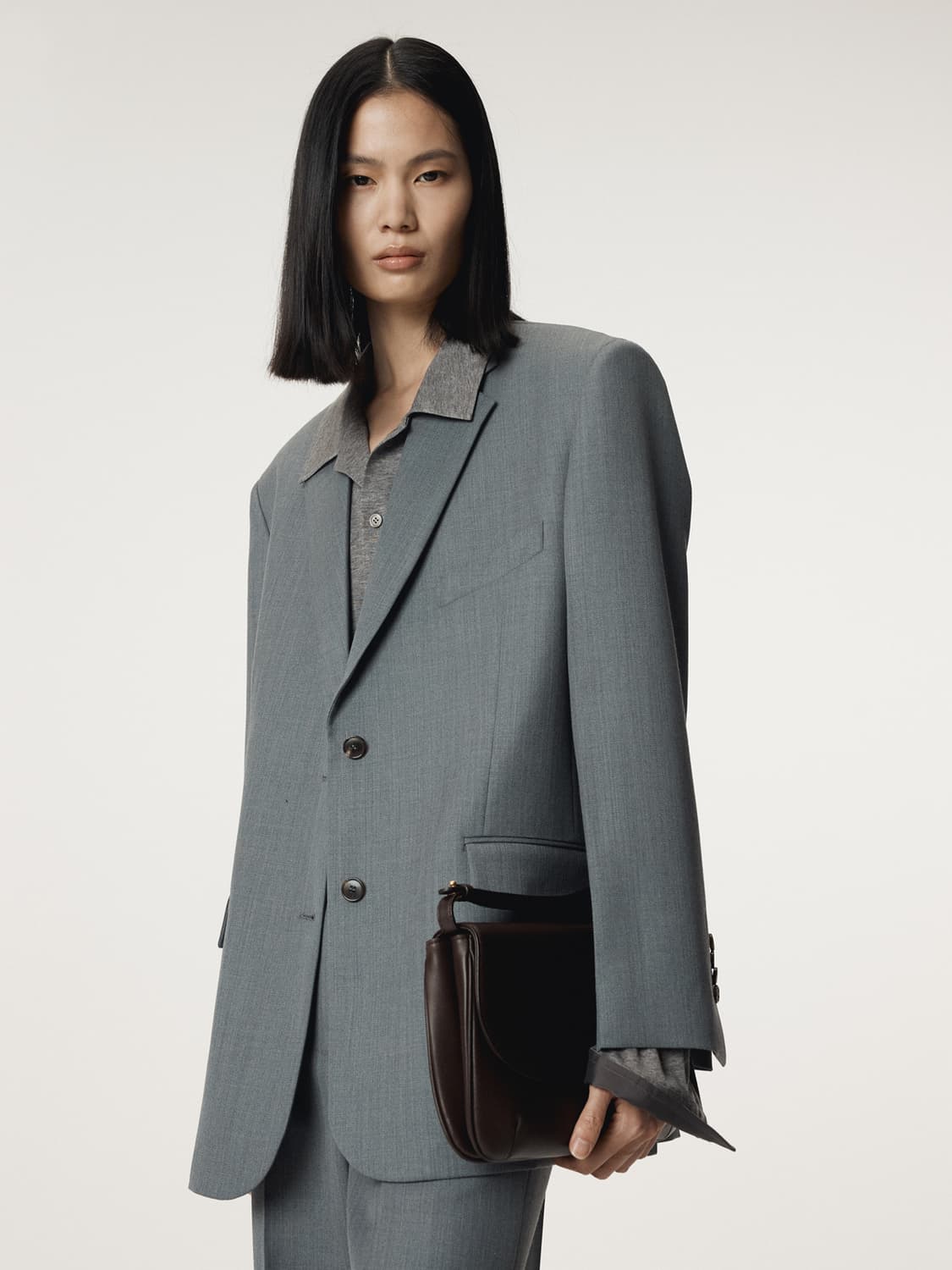 렉토 RECTO RC 시그니처 싱글 자켓 다크 그레이 상품이미지3