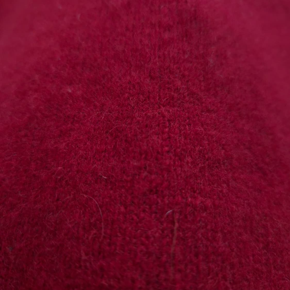 울100%  다크레드 크루넥 니트 상품이미지8