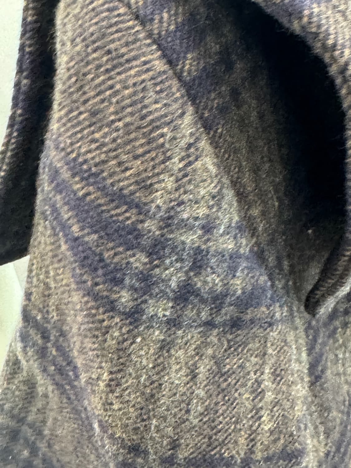 MVIO 체크 울 코트 105사이즈 상품이미지5