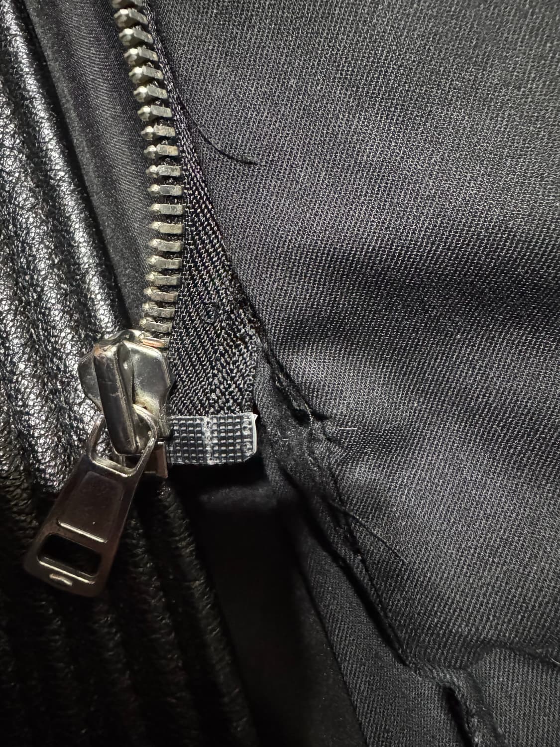 44 준지 가죽 믹스 패딩 상품이미지10