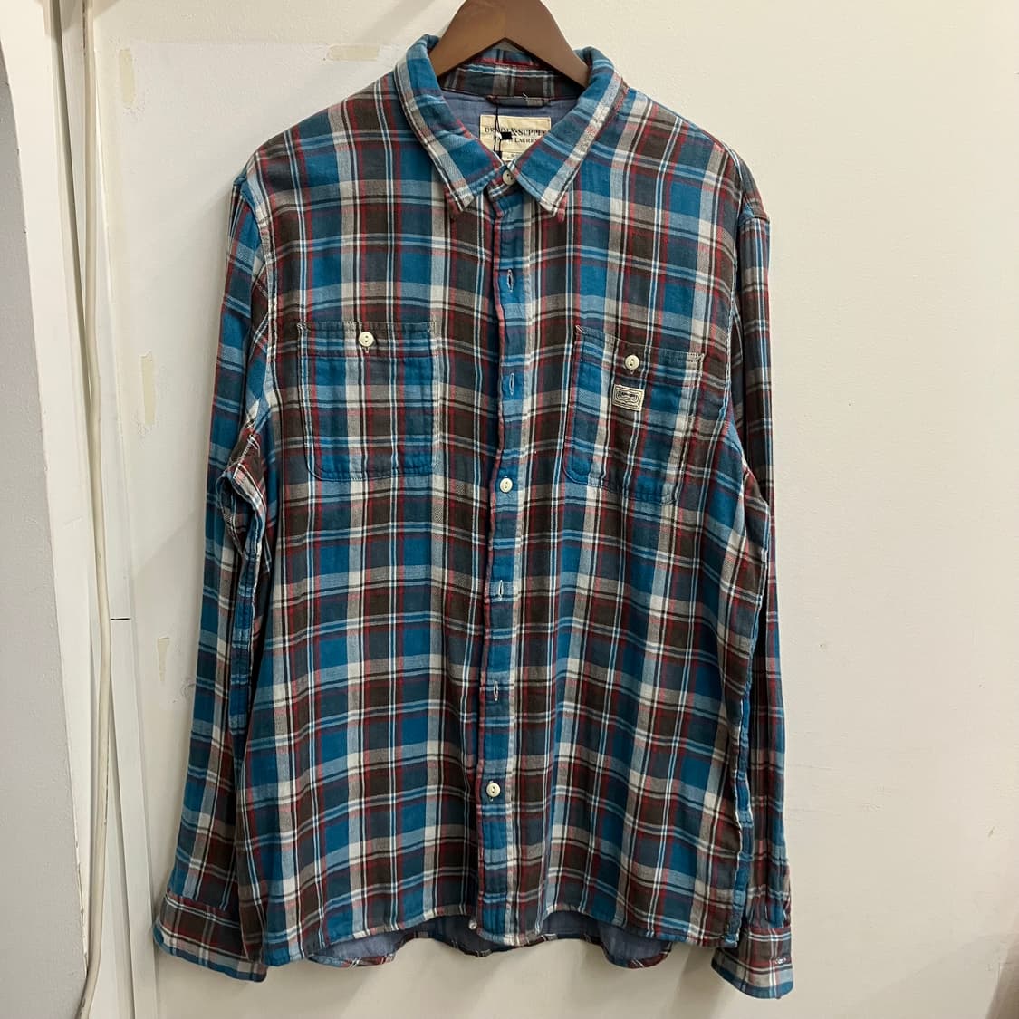 N8 폴로 데님앤서플라이 체크셔츠 상품이미지2