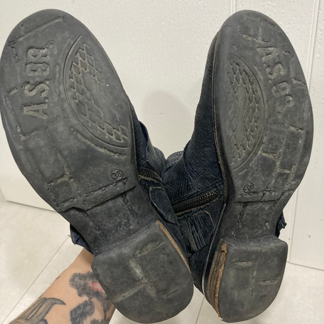 A.S.98 컷오프 드레이프 부츠 상품이미지8