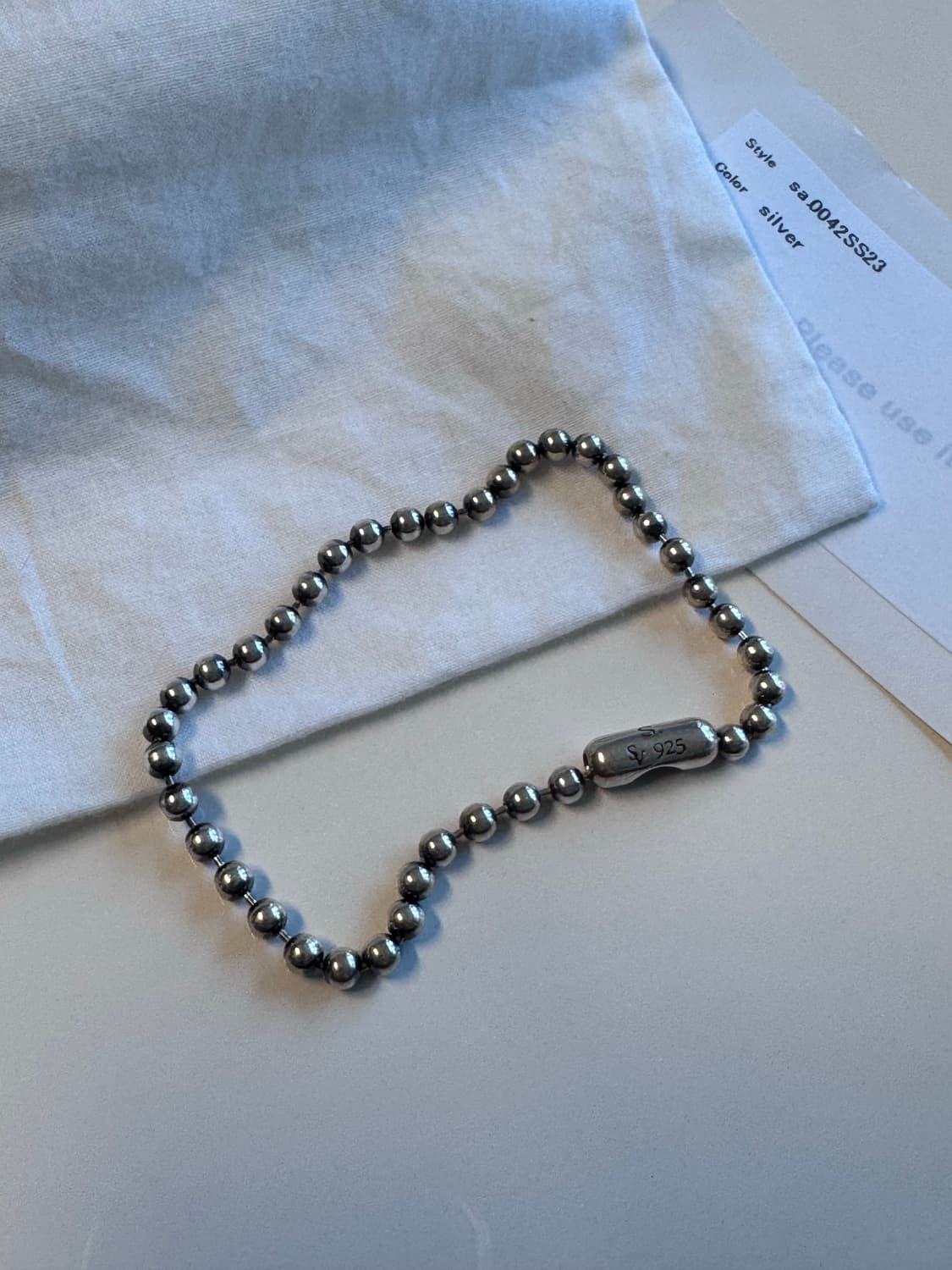 솔로이스트 볼 체인 팔찌 (s) 상품이미지6