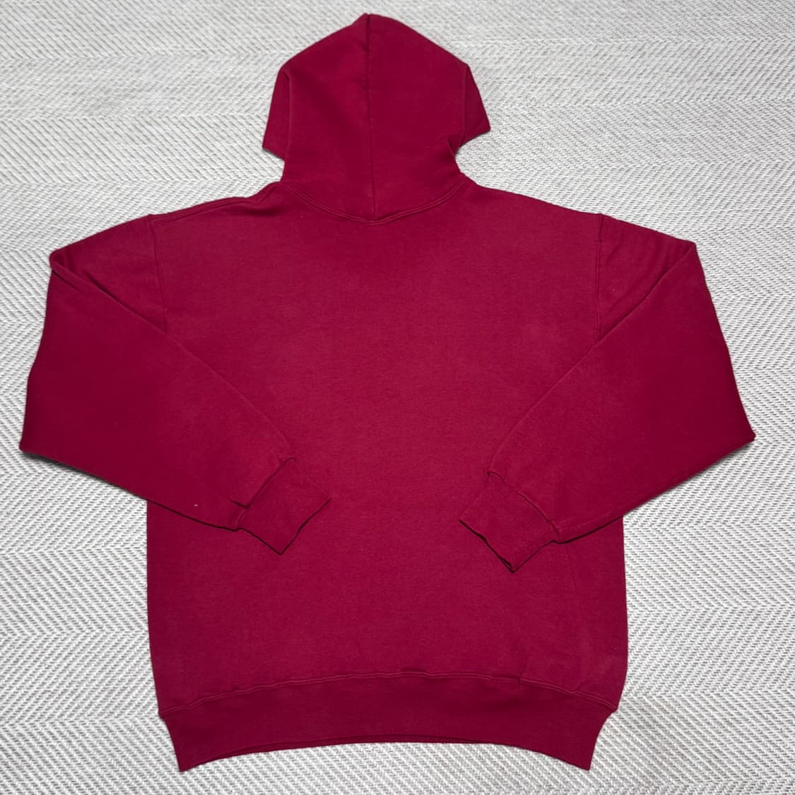 (L) 00s 빈티지 러셀 애슬레틱 레드 후드 상품이미지7