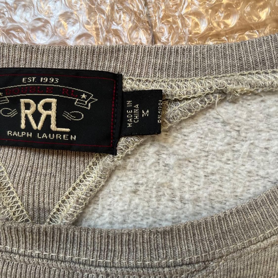 RRL 트랙 애슬레틱 뎁트 프렌치 테리 스웨트셔츠 상품이미지3
