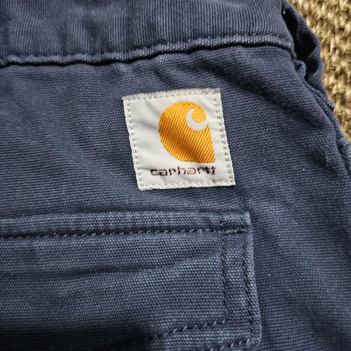 칼하트 카고 워크팬츠 네이비 상품이미지3