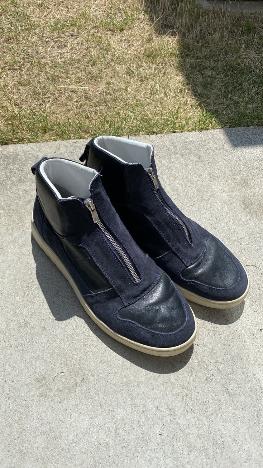 Retro Futurism Leather Sneakers 상품이미지3